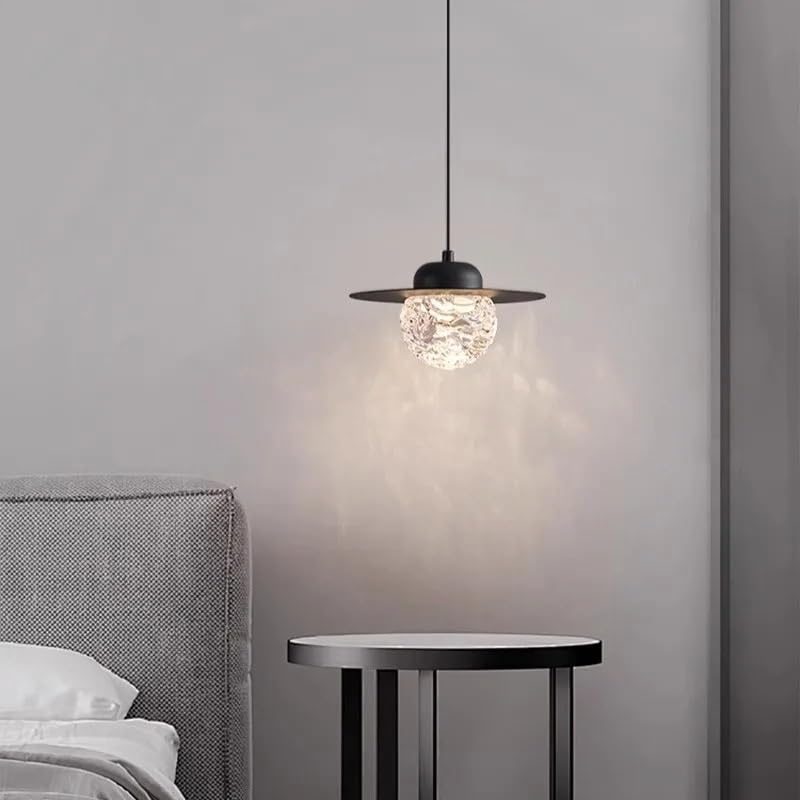 Lampe LED suspendue pour table de chevet et salon au style épuré
