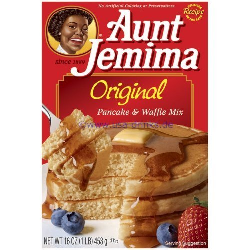 Aunt Jemima Pancake & waffle mix original preparado para panqueques 453g