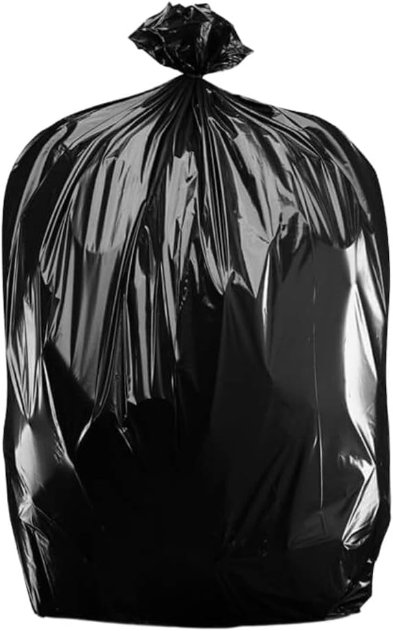 Plasticplace 20-30 Gallon Trash Bags │ 2.0 Mil │ Black Heavy Duty Garbage Can Liners │ 30" x 36" (100 Count)