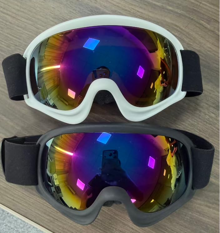 Dizywiee 2-Pack Kids Ski Goggles, Snowboard Goggles for Adult Youth Teens Boys &amp; Girls, Winter Snow Sports Goggles