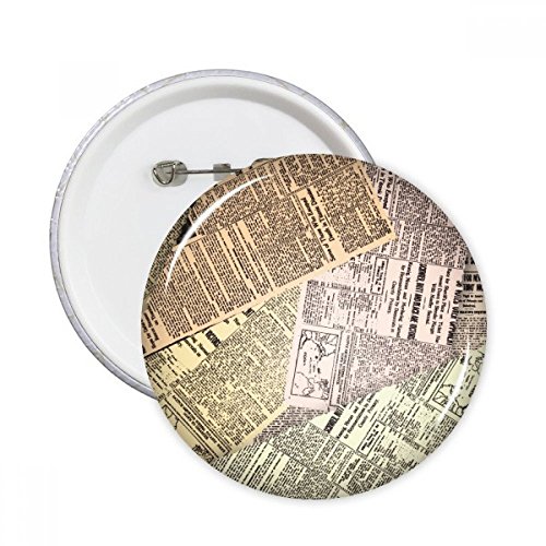Badge rond XXL motif veines, pour personnaliser vos vêtements