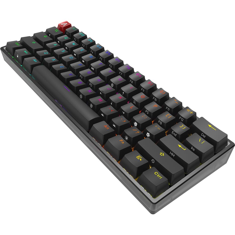 Teclado Mecânico Gamer AGON AGK600 Cherry MX Red Switch Hot