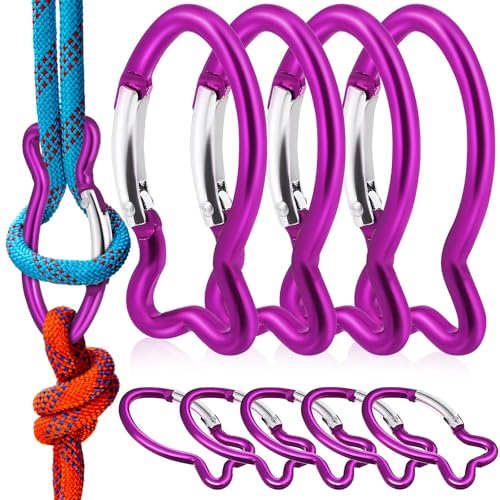 Mosquetón clip para camping y accesorios al aire libre con divertido diseño de pez