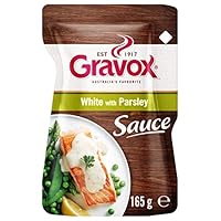 Gravox White with Parsley Sauce Pouch Liquid Pouch for Gravy and Liquid Stock Instant Sauce 165g