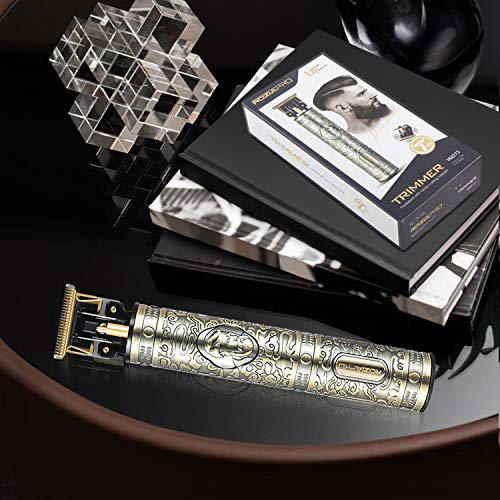 Hair Clippers for Men Professional Electric Outliner Clippers Barber Accessories Grooming Rechargeable Cordless Hair Trimmer Equipped with Close Cutting T-Blade