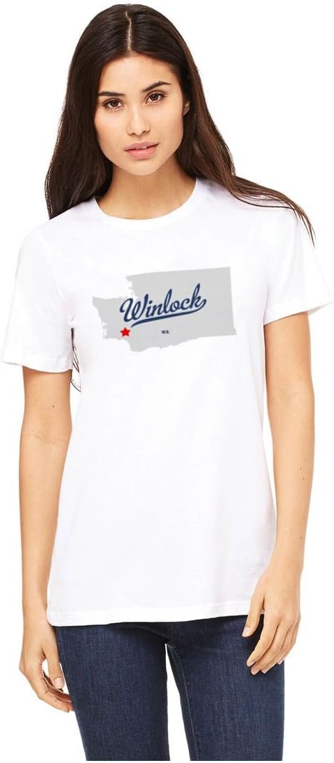 GreatCitees Winlock Washington T-Shirt MAP