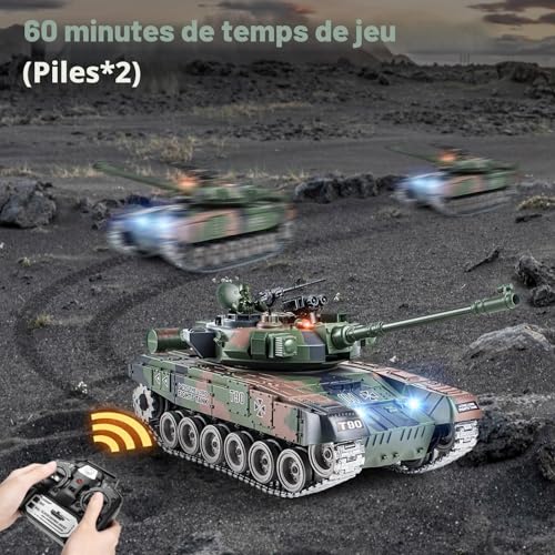 Char Télécommandé RUS T-90 : Le Cadeau de Combat Idéal pour Noël - 6
