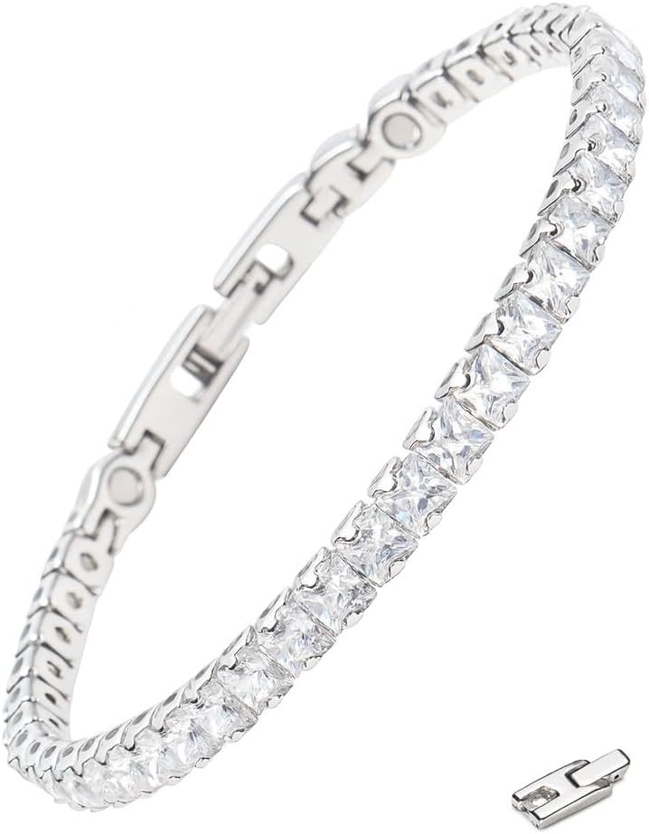 38 Elegant Zircon Magnetic Bracelet for Women Functions with Christmas gift