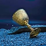 REPLICARTZUS Kings Goblet Chalice Brass Embossed Cup Game of Thrones Goblet wine Cup Merchandise Dri