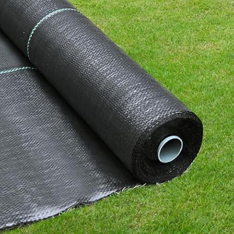 Pattiumo Weed Barrier Landscape Fabric 3x180FT 3.2oz Garden Weed Barrier Fabric Heavy Duty Woven Geotextile Fabric Weed Blocker Fabric Driveway Fabric Ground Cover Weed Barrier Mat Weed Control Fabric Cover