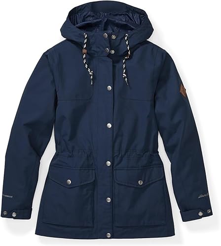 Miniatura 4 de Eddie Bauer Chamarra impermeable con capucha Charly para mujer