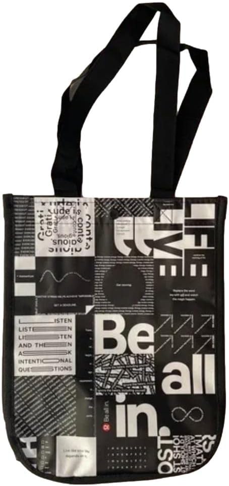 Lululemon Holiday Brown Edition Reusable Tote Carryall Gym Wine Shoes towels shopping Everyday Tote Bag