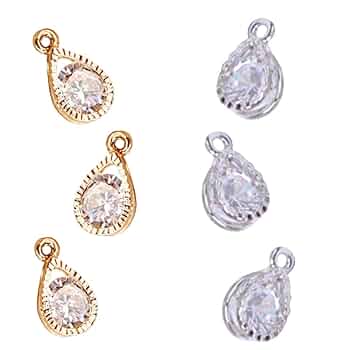 Kaya❤️ カラフル　翡翠　チャーム 楽天市場】グラデーションカラー ガラスストーンチャーム 雫型