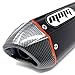 MMG Exhaust System Muffler for GY6 125cc 150cc 4 Stroke Scooters (Black Finish)