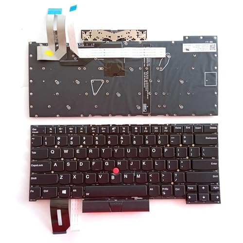 Clavier IBM Thinkpad T14S T490S T495S rétroéclairé noir version US anglais avec point stick