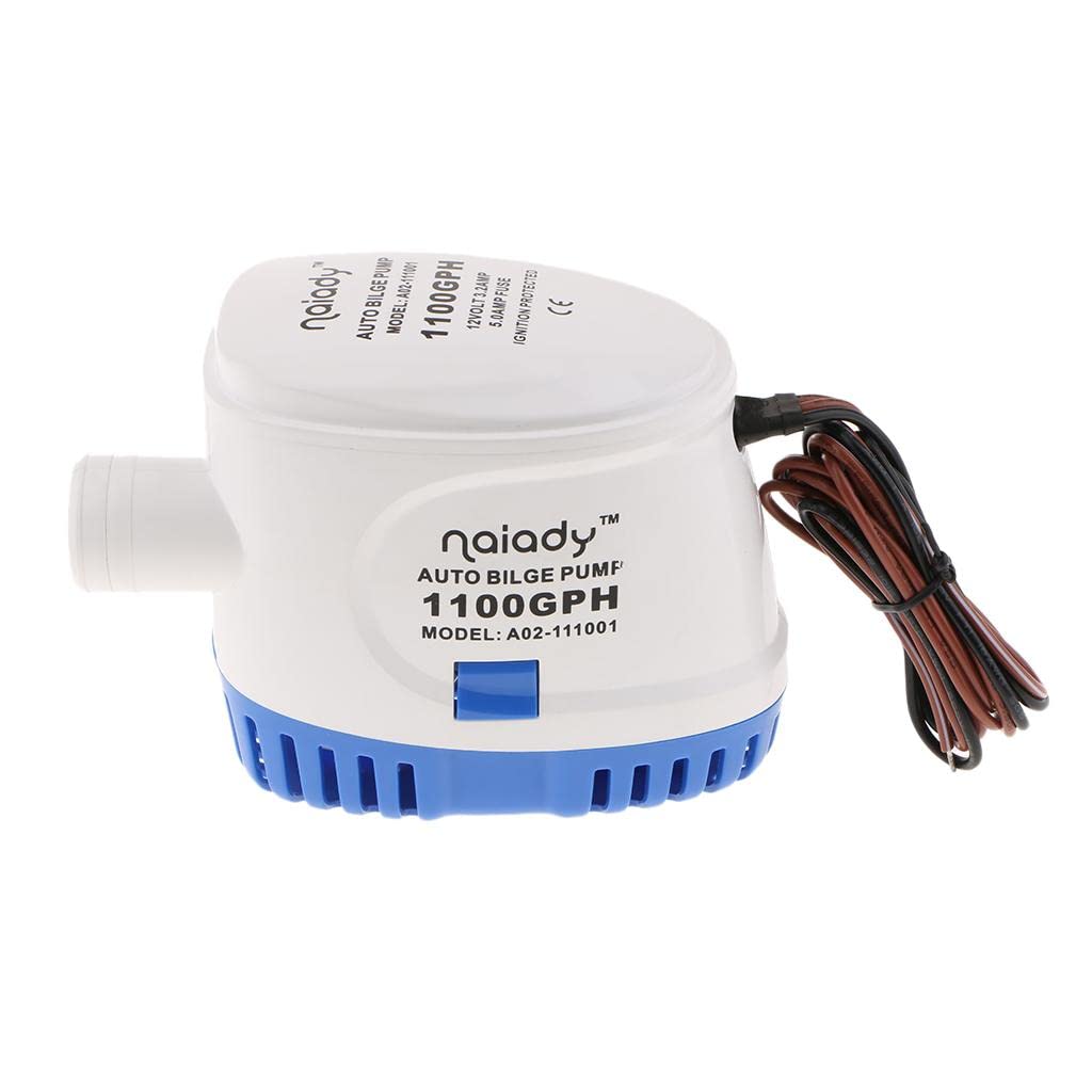 Skkwjege Multi-Color 12V 1100Gph Submersible Bilge Pump For Marine Boat Electric Rv
