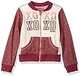 XOXO Girls' Fleece Bomber Jacket