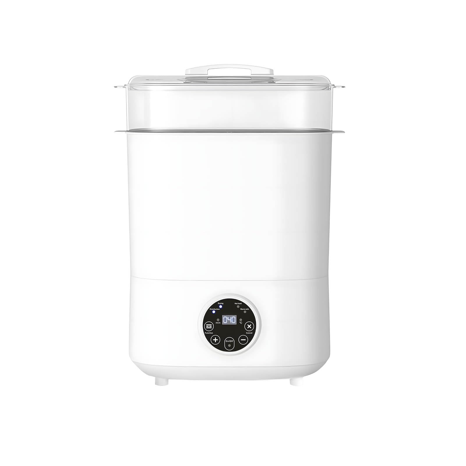 Chauffe-biberon intelligent pour nourrisson - Thermomètre constant - Pasteurisation efficace - Fonction de séchage rapide - Sans rouille - Chauffe-biberon combiné - Stérilisateur