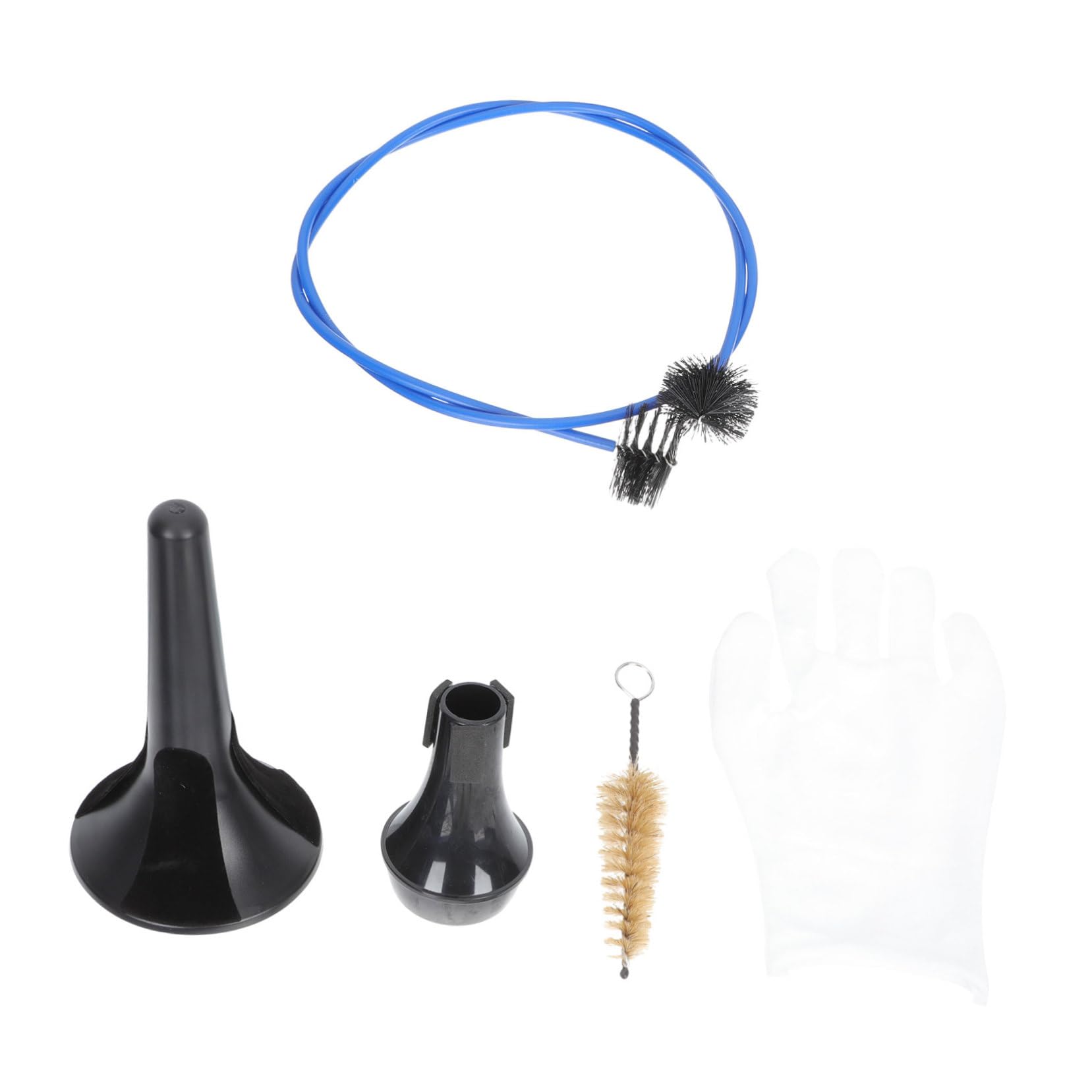 TOYANDONA 3sets Pulizia Per Tromba Kit Professionale Con Spazzole Flessibili Supporto e Accessori Per Manutenzione Strumenti Fiato Per Trombe e Cornetti