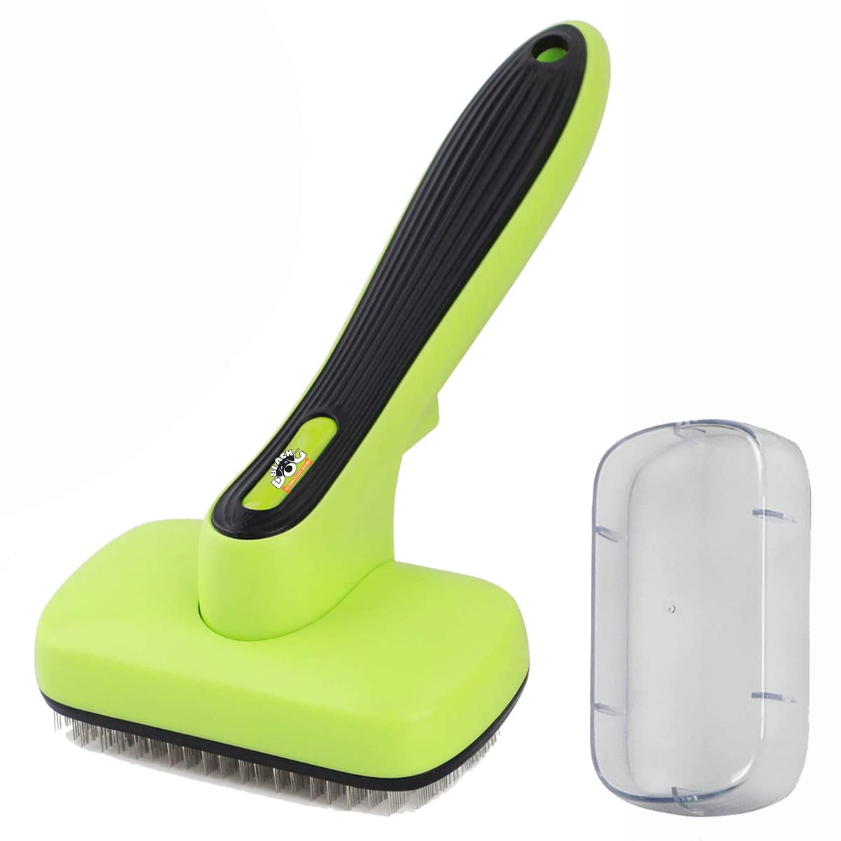 Pet Brushes Slicker for Dogs and Cats Self-Cleaning Slicker Brush Dog Remove Loose Dead Undercoat Hair, Shedding Grooming Tool with Thick Fine Pin for Short Long Hair, Rounded Pins - Color May Vary (B09JW8RW69) Amazon Price History, Amazon Price Tracker