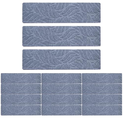 Pasadas De Corredores De Escaleras De Alfombra Que No Son Deslizantes, No Deslizantes Y Fáciles De Limpiar, 55/19/1cm/76/20/1cm, Esteras De Escaleras De Adsorción, Protección Del Piso, Solución Que Ah