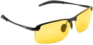 OKNO Eyewearlabs | Polarized Half Rim Aluminum Frame Branded Stylish Sunglasses For Men & Women | 100% UV Protection Shade... Price In India