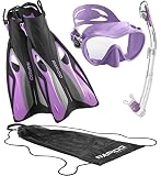 Phantom Aquatics Rapido Boutique Collection Italian Design Premium Tempered Glass Lens Anti-Fog Panoramic View Frameless Snorkel Mask,S/M, 6-9 / EU: 38-42