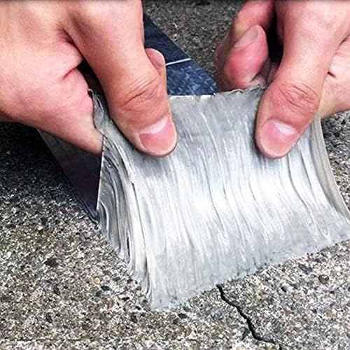 Wasserdichtes Butylband Dichtband Selbstklebend Wasserdicht Silber Aluminium Klebeband Zur Reparatur Dichtband Zur Verwendung an Löchern Rohren Dächern Wohnmobilenz (5cm×5m)
