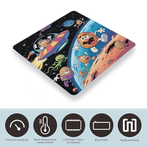 Báscula Digital de Baño con Pantalla LCD de Vidrio Templado miniatura 3