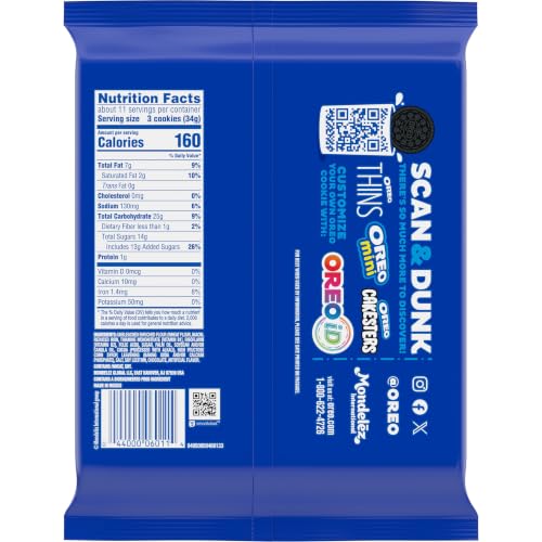 Image of Oreo, Chocolate Sandwich Cookies, 13.3 Ounce