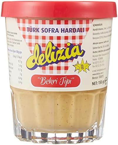 Delizia Hardal Bekri Tipi, Türk Sofra Hardalı, 150 Gr - Görsel 2