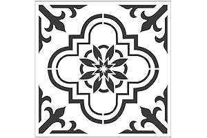 Moroccan Pattern Floor Painting Stencils 12x12