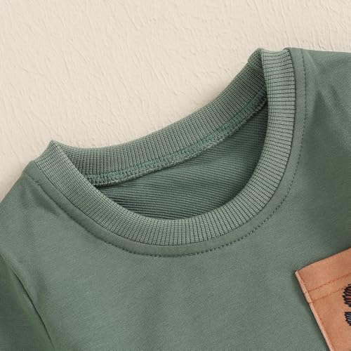 Toddler Boy Hunting Outfit Mallard Duck Long Sleeve Sweatshirt Top Casual Pants Set Baby Duck Hunter Clothes4