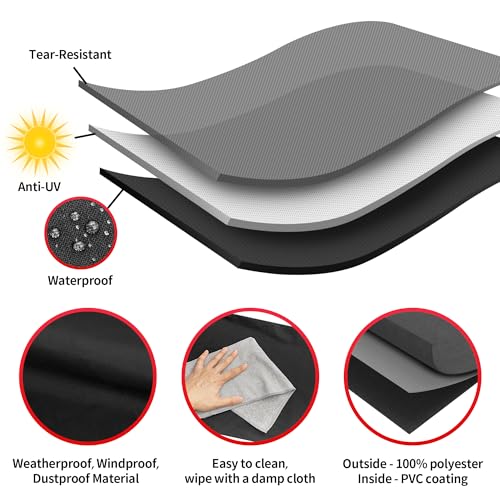 NEXCOVER Grill Cover- 30\" Waterproof BBQ Grill Cover, Barbeque Cover Grill Cover for Outdoor Grill, UV Resistant Dustproof Barbecue Smoker Cover. - Thumbnail 3