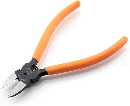 Alicates de corte de alambre, cortador lateral diagonal, cortaúñas ultra afiladas de 5 pulgadas para cortes de cables, electrónica, pinzas de corte