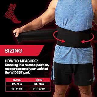 MUELLER Sports Medicine Adjustable Back Brace, Ideal for Upper and Lower Back Pain, Relief & Support for Men and Women, Strains, Sciatica, Scoliosis, Black, One Size