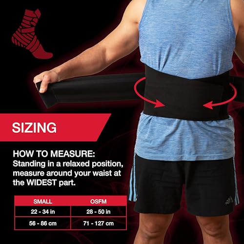 MUELLER Sports Medicine Adjustable Back Brace, Ideal for Upper and Lower Back Pain, Relief & Support for Men and Women, Strains, Sciatica, Scoliosis, Black, One Size - Thumbnail 4