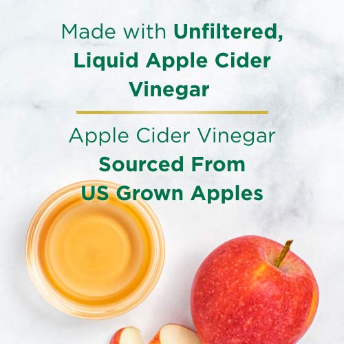 Nature's Bounty Apple Cider Vinegar Gummies - Energy & Metabolism Supplements - Unfiltered liquid ACV with the Mother, Non-GMO, Vegetarian, Vitamin B12, Beet Root, Pomegranate (500 Mg, 120 Count) - Image 5