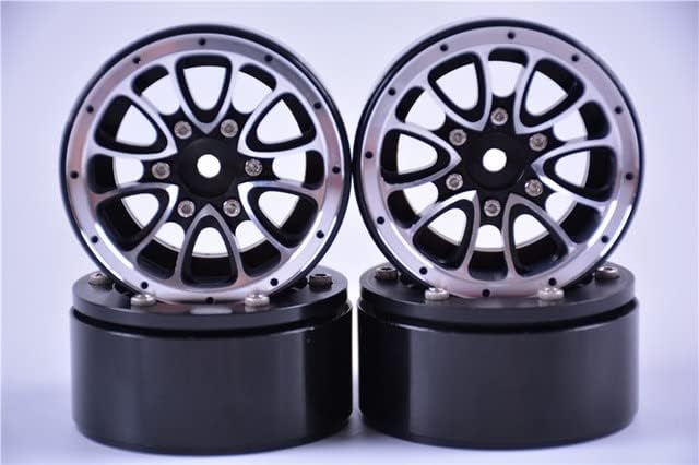 1.9 inch CNC Aluminum Alloy Wheels for TRAXS Axial Climbing car - (Color: 4 Pieces)