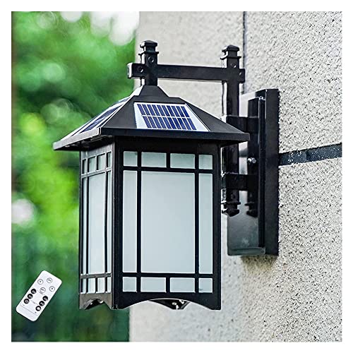 Applique solaire variable avec télécommande pour l'éclairage extérieur du jardin - 3