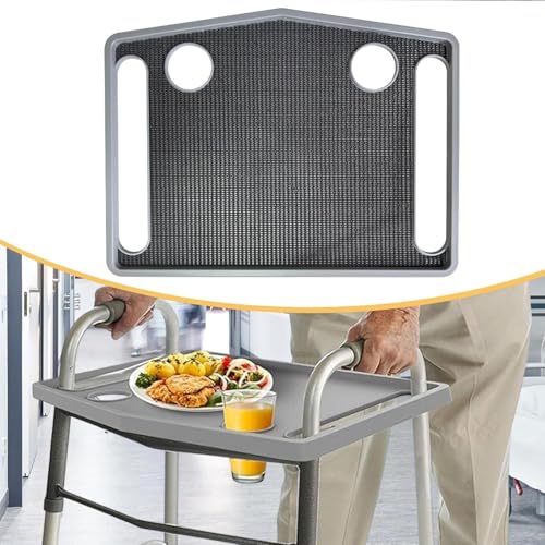 Plateau pour aide à la marche table de repas accessoire de rechange noir - 7