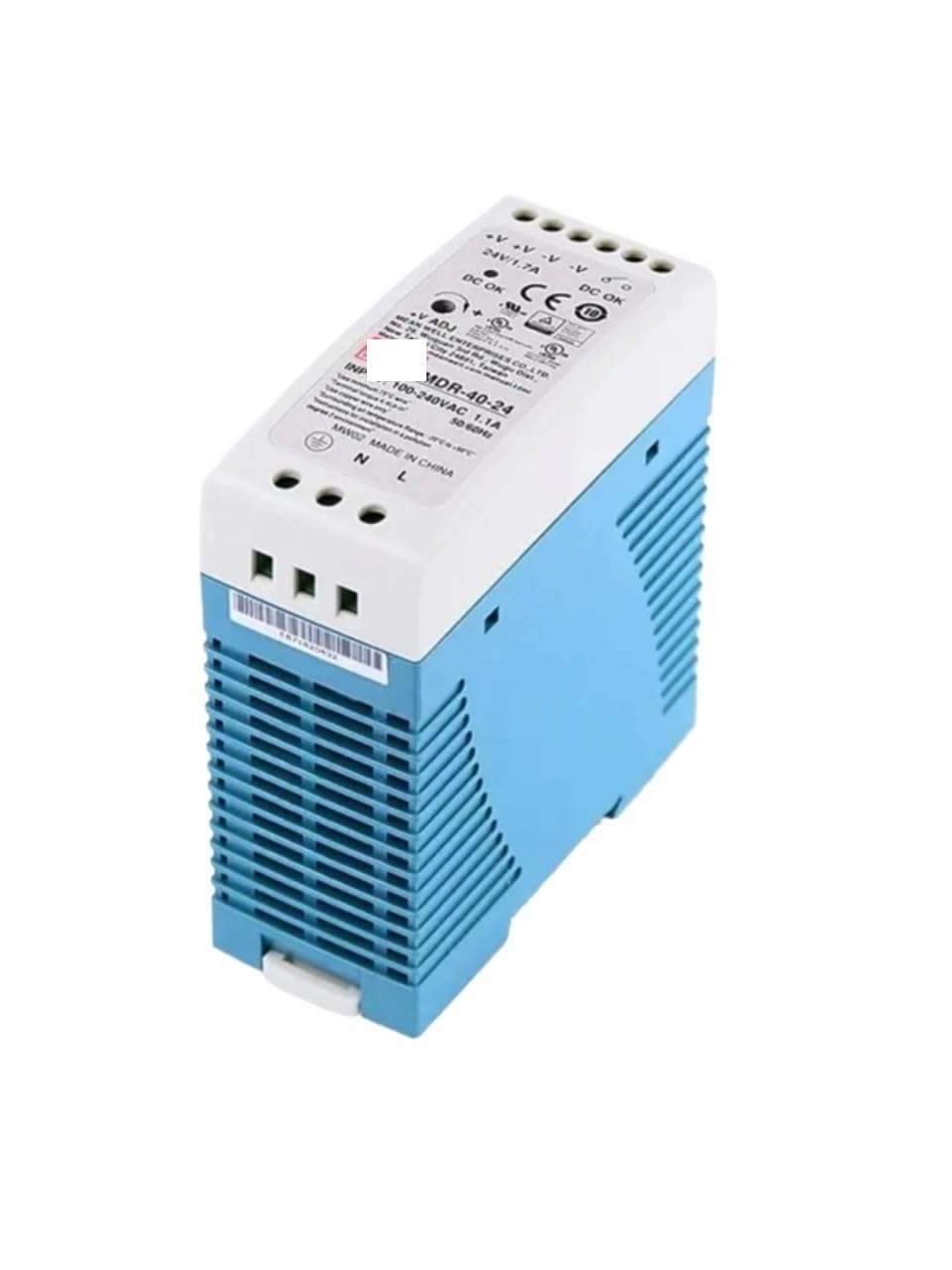 NURII Hutschienen-Netzteil, MDR-40-24, 40W 24V 1,7A, Schaltnetzteil
