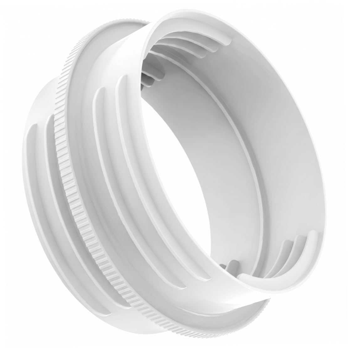 Portable Air Conditioner Exhaust Hose Coupler, Heat-Resistant Ac Hose Adapter - Fit for 5.12/5.91 Inch Hoses, White