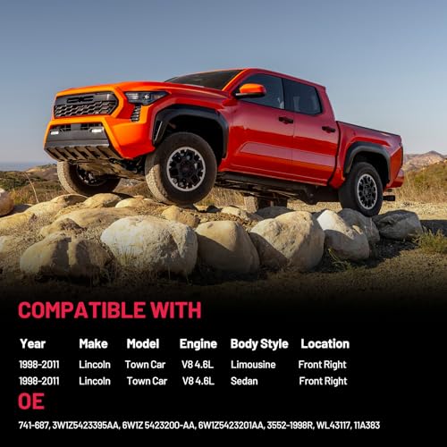 Image of BDFHYK 741-687 Power Window Regulator with Motor Front Right Compatible with Lincoln Town Car 1998-2011