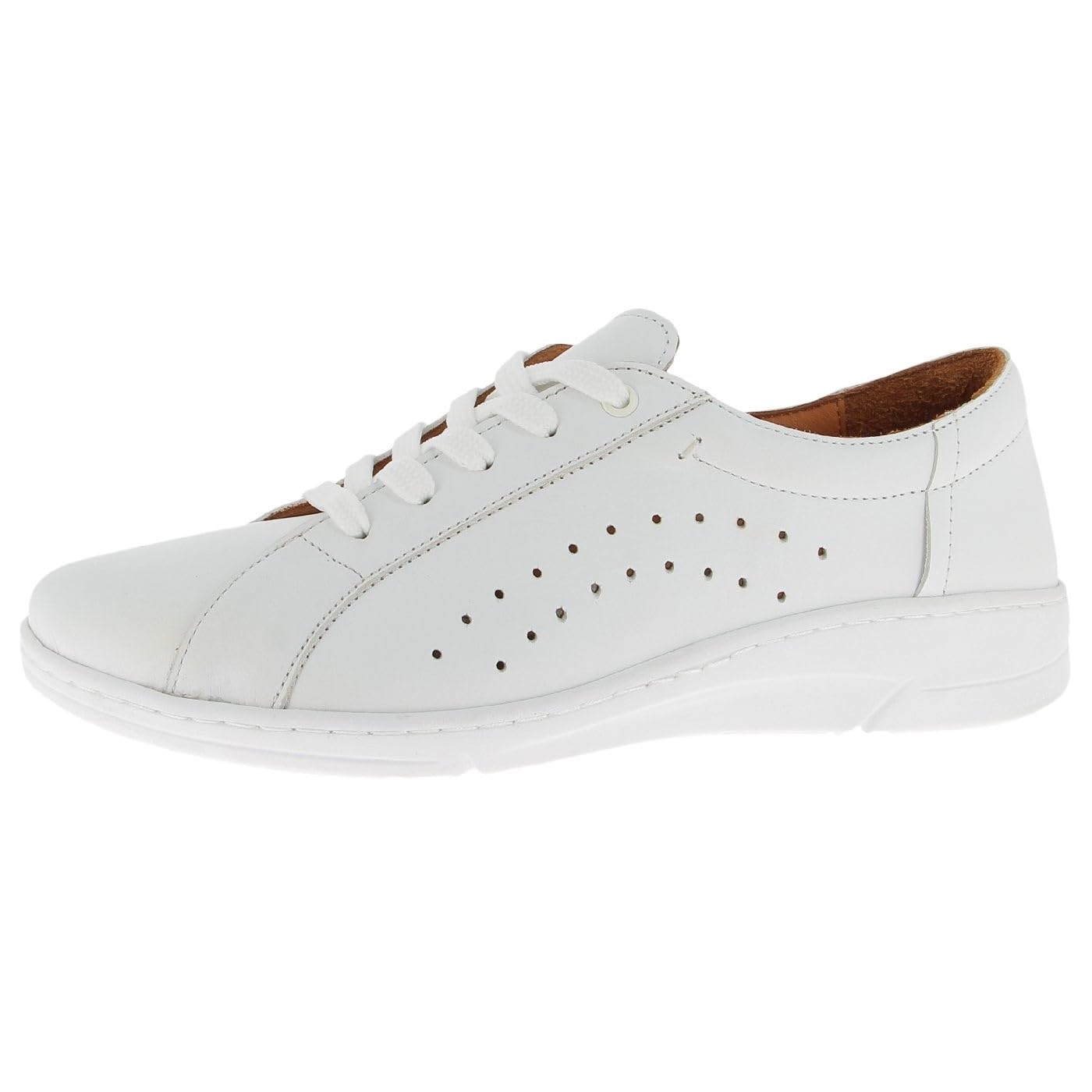 Andrea Conti Women's Low Top Trainers, White, 6 UK
