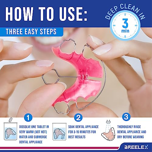 Breelex 1O-MACG-M8IY Denture Cleaning Tablets - 120 Retainer Cleaner Tablets thumb #4