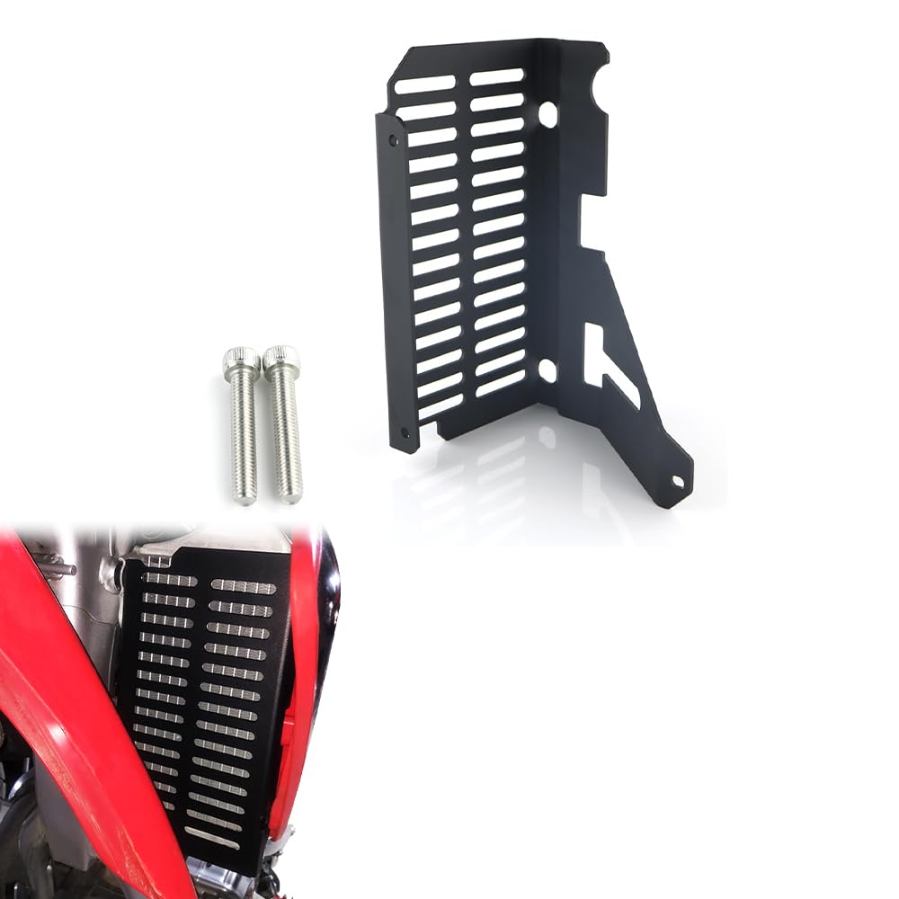 Xitomer Aluminum Radiator Guards Fit for CRF250L 2013 2014 2015 2016 2017 2018 2019 2020 Radiator Cover Radiator Protector Radiator Grille (Black)