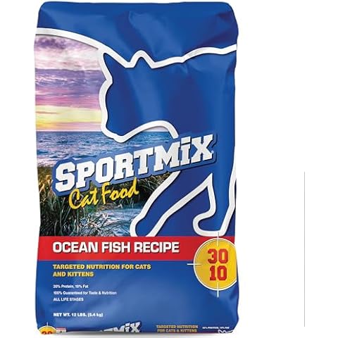 SPORTMiX Ocean Fish Recipe Dry Cat Food 12 lb Cover