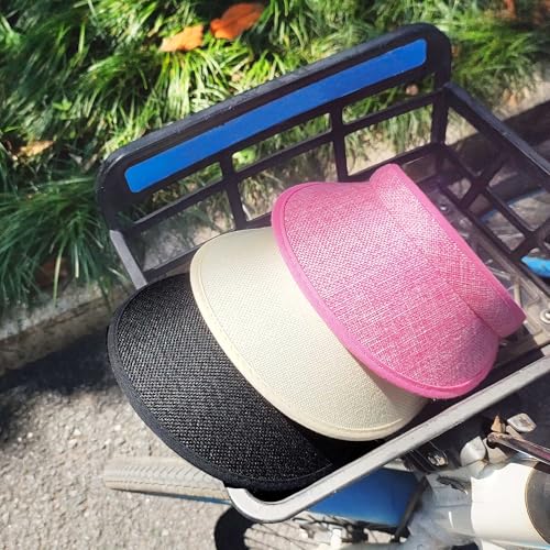 Image of 3 Pieces Clip On Visors Women Men Visor Sun Hats Hat Outdoor Sports Golf Beach Travel Tennis Cap