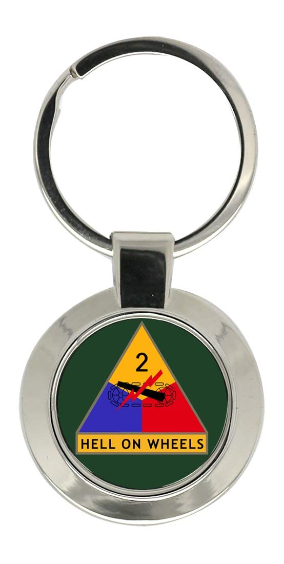 2nd Armored Division US Army Key Ring